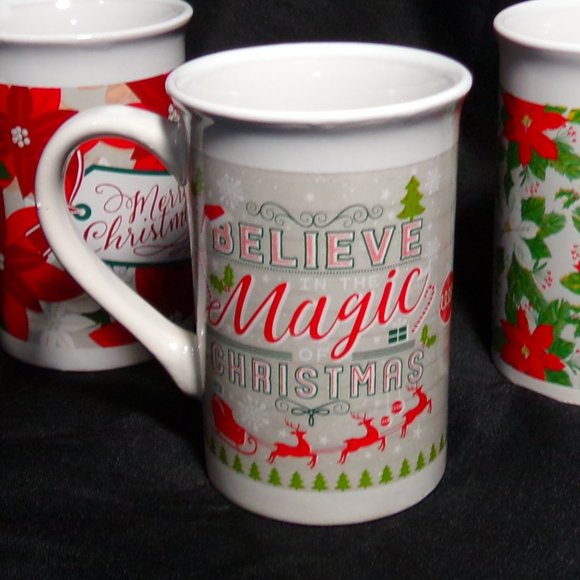 Royal Norfolk Set Of 3 Holiday/Christmas Mugs. Excellent Condition! - Picture 6 of 8